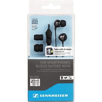 Auriculares Sennheiser CS 80S Negro - Auriculares in ear cable con  micrófono - Los mejores precios
