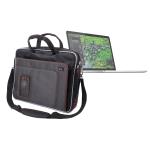 Maletín Negro y Naranja Con Bandolera Ajustable Para MacBook Pro Con Pantalla De Retina 13 Pulgadas Resistente Al Agua Por DURAGADGET
