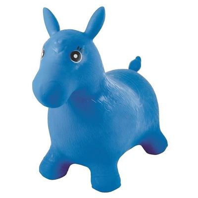 LEXIBOOK - Caballo de salto inflable azul - Mixto - A partir de 3 años