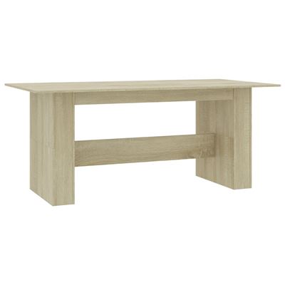 Vidaxl Mesa De Comedor 180X90x76 Cm Roble Sonoma