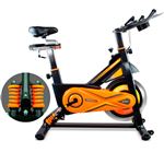 Bicicleta spinning Trainer Alpine 8500 Gridinlux. Muelles absorción Pro Indoor. Volante de Inercia 25 kg.