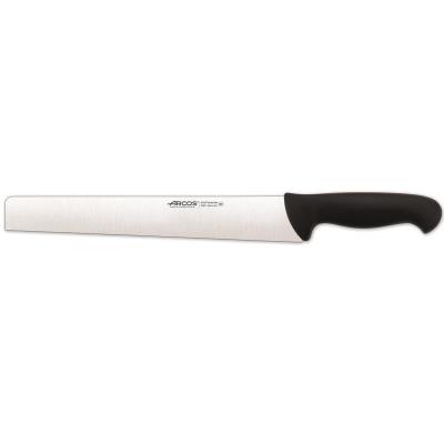 Cuchillo Para Salami Arcos Colour - Prof 295725 De Acero Inoxidable Y Mango Ergonómico - Negro