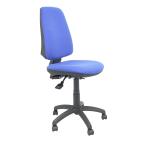 PIQUERAS Y CRESPO Modelo Elche CP - Silla de oficina ergonómica con mecanismo permanente y regulable en altura - Asiento y respaldo tapizados en tejido BALI color azul