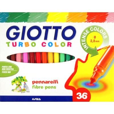 Estuche 36 Rotuladores Giotto Turbocolor