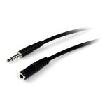 Cable StarTech.com Cable de 2m de Extensión Alargador de Auriculares Headset Mini-Jack 3,5mm 4 pines Macho a Hembra