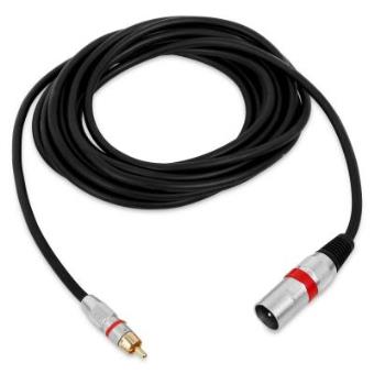 Cable Rca A Xlr Macho Hembra 5 Metros Color Rojo Cables De Audio Los Mejores Precios Fnac