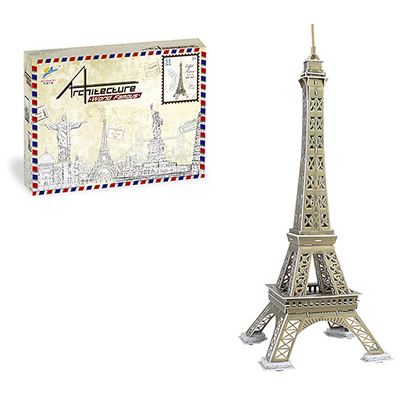 Puzle 3d Dam Torre Eiffel En París 51 Piezas Multicolor