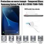 Samsung Galaxy Tab A 10.1 (T580) Protector de Pantalla, Vidrio Templado Cristal Protector