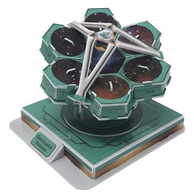 Puzlle 3d Giant Magellan Telescope 31 Piezas. 10,8x11,8x9,8 Cm. Dam Multicolor