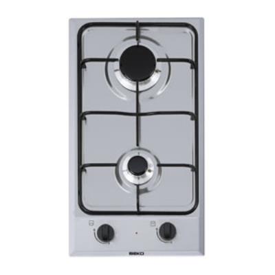 Placa De Gas Beko Hdcg32220fx 2 Zonas 30cm 3900w Inox