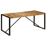 Mesa de comedor vidaXL madera de mango rugosa 180 cm