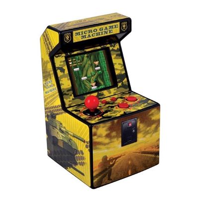 ITAL Mini Recreativa Arcade (Amarillo) / 250 Juegos / 16 bits