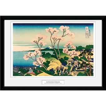 Fotografía Enmarcada Hokusai Goten Yama Hill