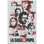 Poster La Casa de papel personajes