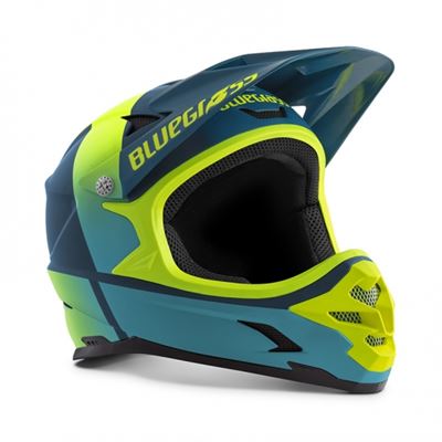 Casco Bluegrass Intox Azul/Amarillo Fluor Mate 56-58