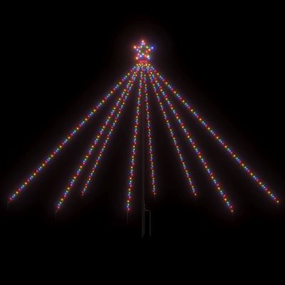 Luces árbol de Navidad interior/exterior vidaXL 400 LED colores 2,5 m