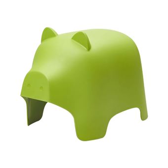 Silla Infantil Sobuy Kmb14 Gr Color Verde Con Diseno De Cerdo