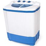 Mini lavadora 4, 5 kg con centrifugadora 3, 5 kg, Blanco