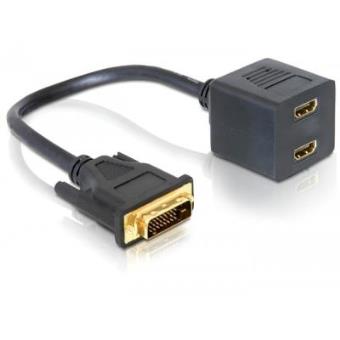 DeLOCK Adapter DVI 25 male > 2x HDMI - Adaptadores - Los mejores precios | Fnac