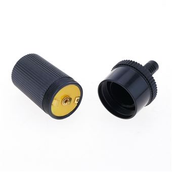 Conector hembra mechero de coche para soldar - Cablematic