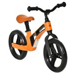 Bicicleta sin pedales infantil de 2-5 años HOMCOM 86x41x49cm naranja