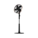 Ventilador de pie Ceotec con 10 aspas, Muy potente, 3 velocidades, Pantalla LED, Mando a distancia, Oscilante, Regulable a diferentes alturas, ForceSilence 1040 SmartExtreme