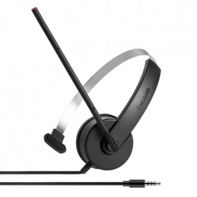 Lenovo Stereo Analog Binaurale Diadema Negro Auricular Con Micrófono Auriculares