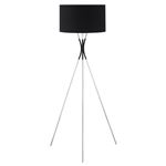 Lámpara de pie moderna con trípode de metal Homcom 73x73x146 cm negro