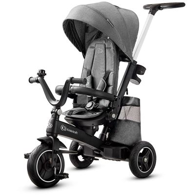 Triciclo Infantil Bidireccional Easytwist De Kinderkraft Platinum Grey