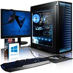 Gaming PC Vibox - i3 8100, Nvidia GeForce GTX 1050, 8 Gb DDR4 RAM, 1TB HDD, 22"" HD Écran, Windows 10 Pro