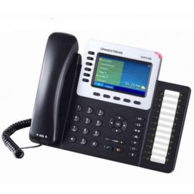 Grandstream Networks - Gxp2140 4líneas Lcd Wired Handset Negro Teléfono Ip