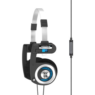 Auriculares Con Cable Koss Porta Pro Negro Miicrófono Para Llamadas