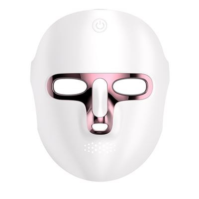 Máscara Facial Inalámbrica Dam Con Tratamiento De Luminoterapia Con 7 Colores Blanco