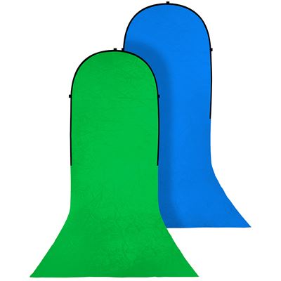 Fondo Plegable Verde/azul 180x240+240 Br-tr16 Bresser