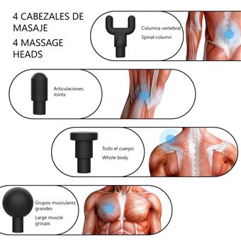 Masaje Pistola Cabezal De Repuesto Para Pistola De Masaje