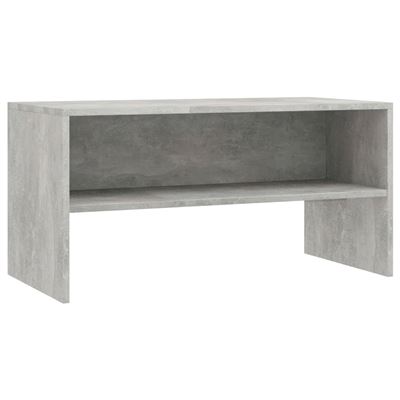 Mueble De Tv Vidaxl Aglomerado Gris Cemento 80x40x40 Cm