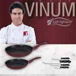 Set Sartenes Ø20 y 24 y 4 Cuchillos San Ignacio Vinum