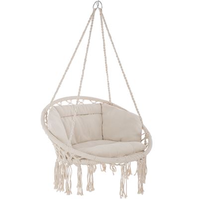 Silla colgante Grazia, Beige