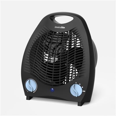 Calefactor Termoventilador Vertical Universalblue Copacabana 2020 2000w Negro