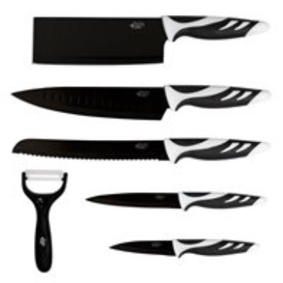 Juego De Cuchillos De Cocina Cecotec Swiss Chef Alta Gama Negro
