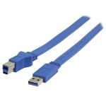 Cable Plano USB 3.0 USB a Macho - USB b Macho de 2.00 m
