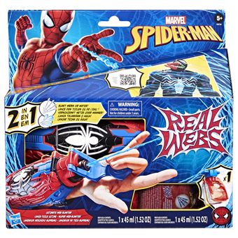 Juguete Hasbro Marvel Spider-Man Real Webs Lanzador Arácnido Supremo - 1