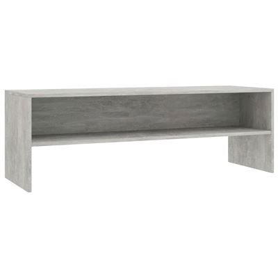 Mueble De Tv Vidaxl Aglomerado Gris Cemento120x40x40cm