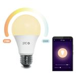 Bombilla LED Inteligente SPC Vega 1050 Lm Blanca Regulable 2700K-6500K E27 WiFi