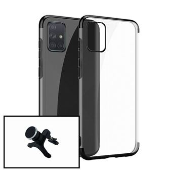 Kit Soporte Magnético Coche + Funda SlimArmor Samsung Galaxy A71 Negro - 1