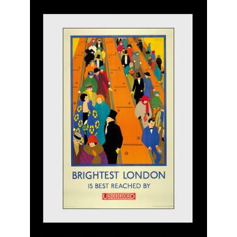 Fotografia enmarcada Transport For London Brightest London 50x70cm