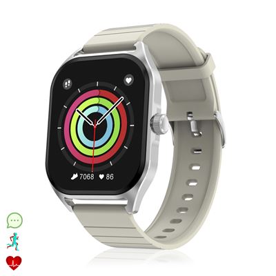 Smartwatch Dam Dt99 Amoled 2,04"" Blanco Roto