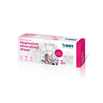 BWT Pack 3 filtros jarra de agua con magnesio Longlife mg2+ - Agua, bebidas  y hielos - Los mejores precios