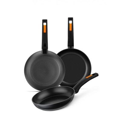 Lote Sartenes Monix Fuego 18cm + 22cm + 26cm
