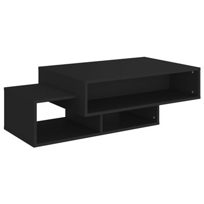 Vidaxl Negro Mesa De Centro Aglomerado 105X55x32cm